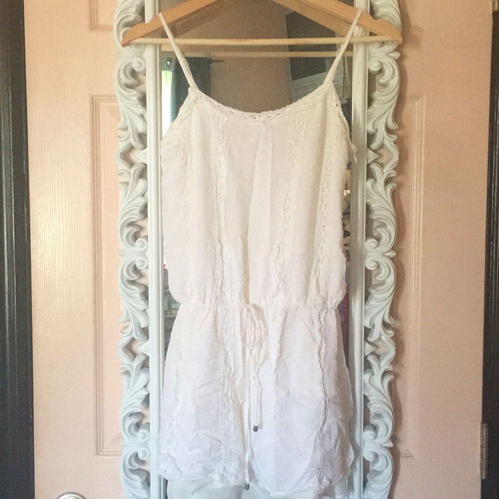 🌿Cream colored boho dress